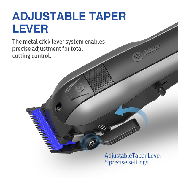 Caliber 10mm Clipper with Cordless Power, Zero-Gap Precision, and Zirconia Blades for Professional-Grade Cutting