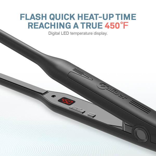 Caliber .243Win  3/10″ Black Durable Titanium Flat Iron