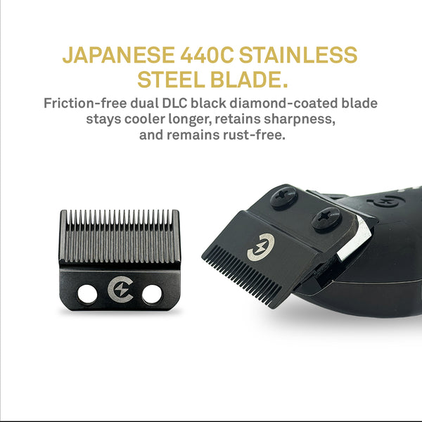 Caliber .50 Cal BMG Cordless Magnetic Motor Clipper, 3 Color Lid