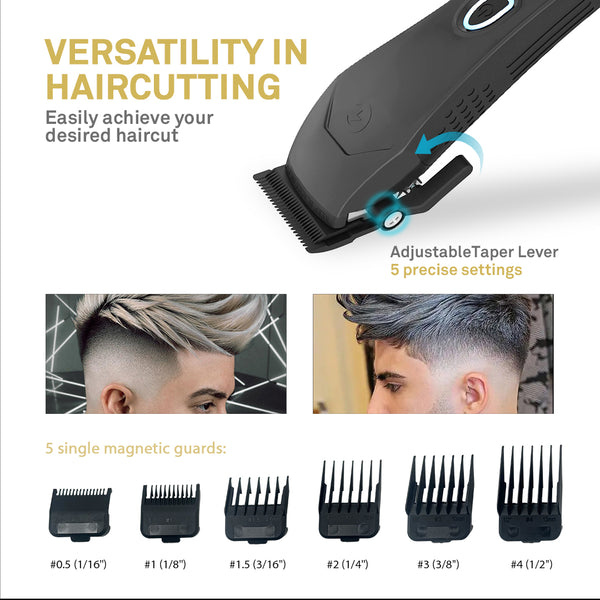 Caliber .50 Cal BMG Cordless Magnetic Motor Clipper, 3 Color Lid