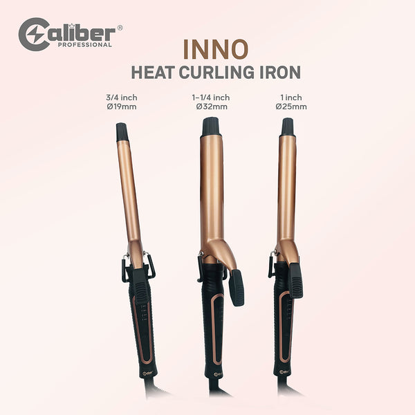 Caliber INNO HEAT Curling Iron Set (3 Sizes)