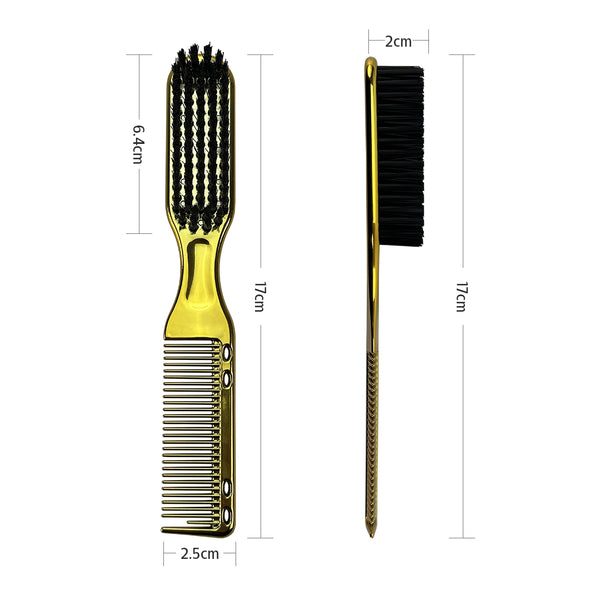 Caliber Barber Stylist Professional Hair Cutting Comb Brush 2-in-1