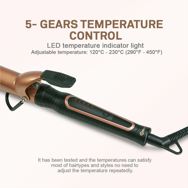 Caliber Inno Heat Long Barrel Professional Curling Iron, 3 sizes