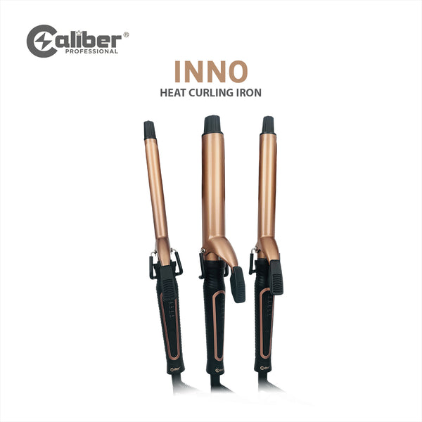 Caliber Inno Heat Long Barrel Professional Curling Iron, 3 sizes