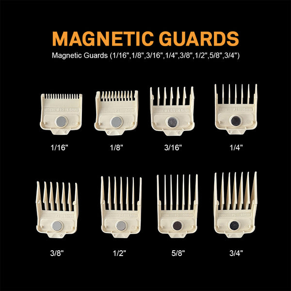 Caliber Performance Magnetic Hair Clipper Guards