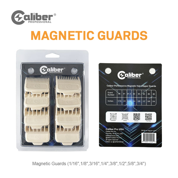 Caliber Performance Magnetic Hair Clipper Guards