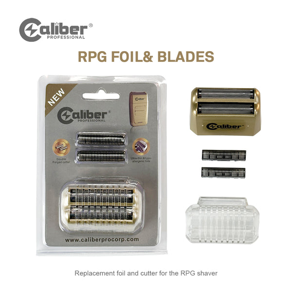 Caliber RPG Shaver Replacement Titanium Foil Assembly and Inner Cutters