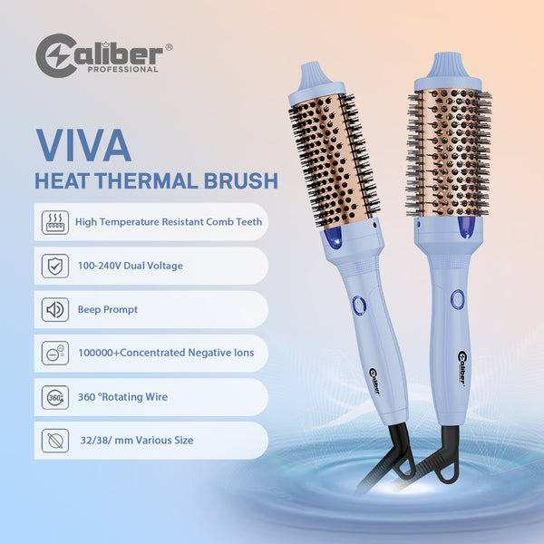 Caliber Viva Heat Thermal Brush, 2 sizes